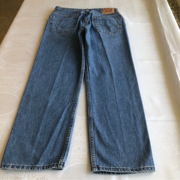 Levi’s 505 Men’s Size W36/L30 Blue Jeans Denim Pants Regular-Fit Casual Trousers - Picture 13 of 14